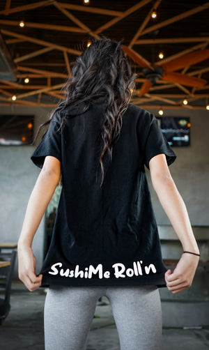Gushi Shirt backside with SushiMe Roll'n